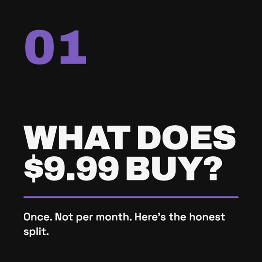 Free vs Pro — slide 1 of 6
